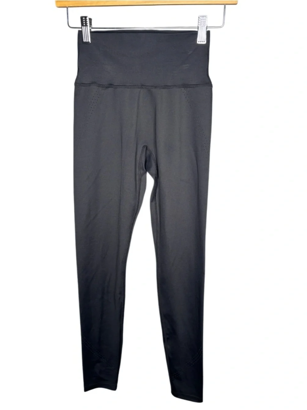 BuffBunny Collection Leggings | Black High Rise Seamless | Perforated Detail | S